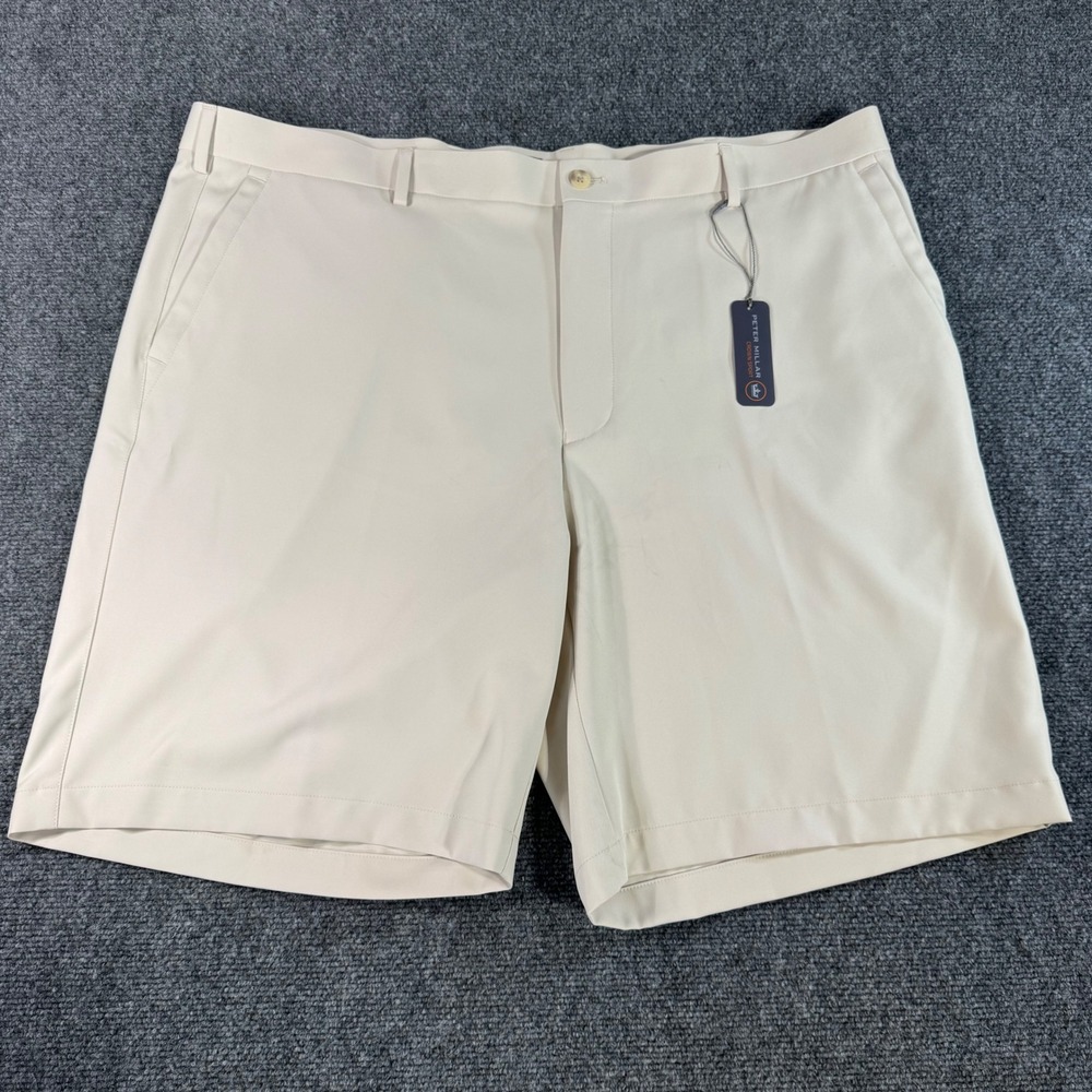 Peter Millar Crown Sport Mens Stone Performance Golf Shorts Size 42 NWT